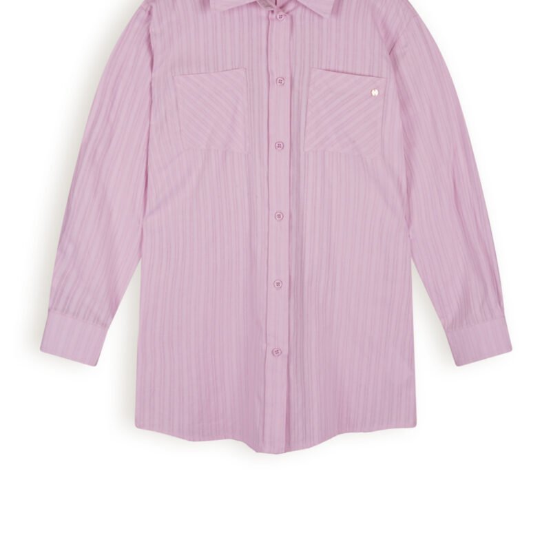 NoBell Meisjes blouse oversized - Timmy - Vintage roze NoBell' Meisjes blouse oversized - Timmy - Vintage rozeMateriaal 78% VI. 21% PA. 1% EA