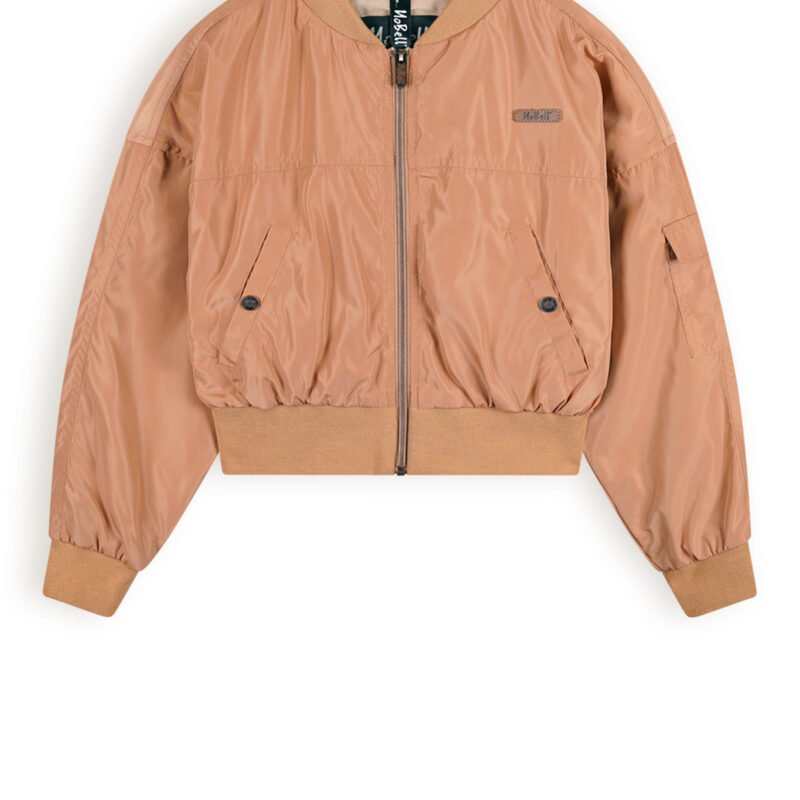 NoBell Meisjes bomer jas - Bomber - Animal bruin NoBell' Meisjes bomer jas - Bomber - Animal bruinMateriaal 100% RPE