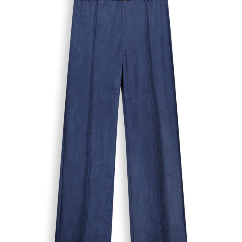 NoBell Meisjes broek palazzo twill - Slim - Navy blauw NoBell' Meisjes broek palazzo twill - Slim - Navy blauwMateriaal 92% PE 8% EA