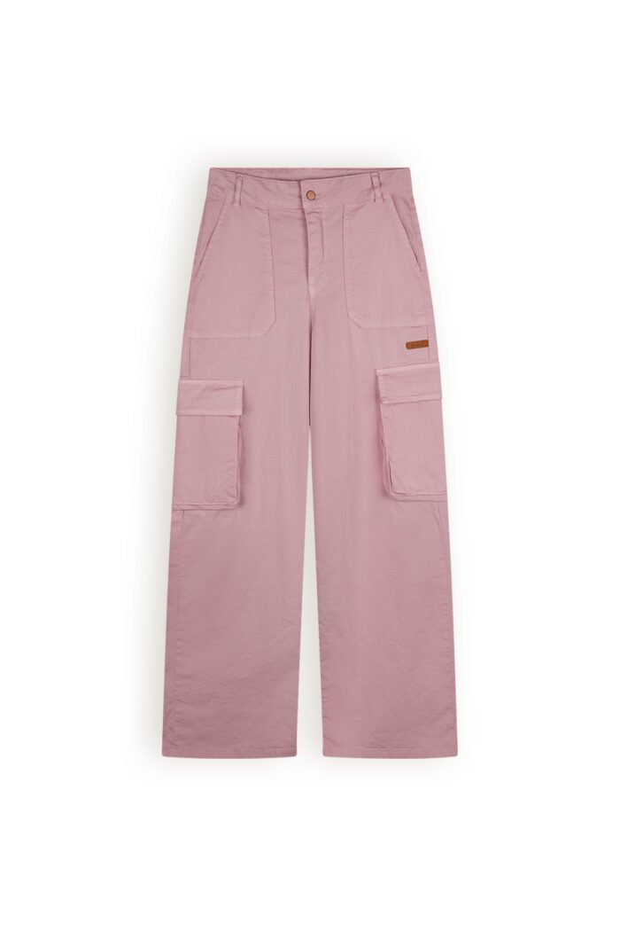 NoBell Meisjes cargo broek twill - Susy - Vintage roze NoBell' Meisjes cargo broek twill - Susy - Vintage rozeMateriaal 97% CO. 3% EA