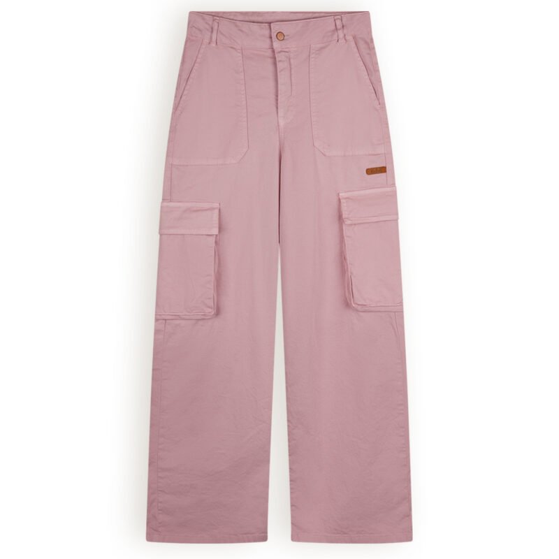 NoBell Meisjes cargo broek twill - Susy - Vintage roze NoBell' Meisjes cargo broek twill - Susy - Vintage rozeMateriaal 97% CO. 3% EA