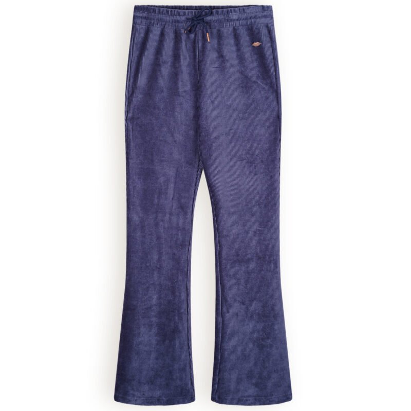 NoBell Meisjes flair broek velvet rib - Sady - Ensign blauw NoBell' Meisjes flair broek velvet rib - Sady - Ensign blauwMateriaal 60% CO. 30% PE. 10% EA
