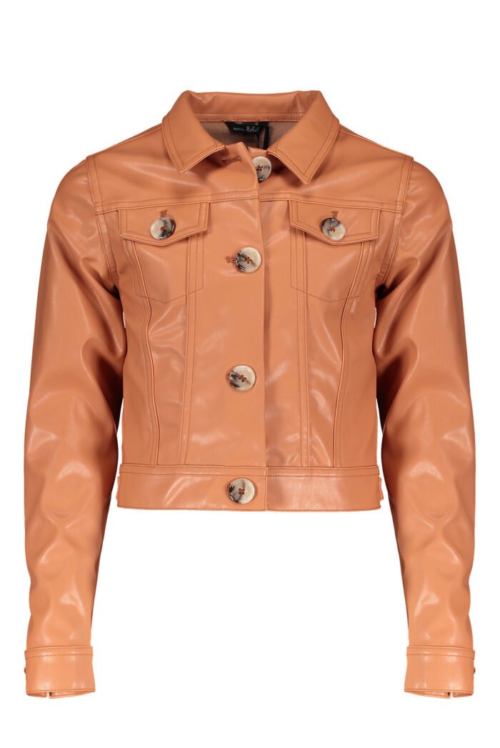 NoBell Meisjes jasje PU - Deni - Soft Copper NoBell' Meisjes jasje PU - Deni - Soft CopperMateriaal 100% polyurethane