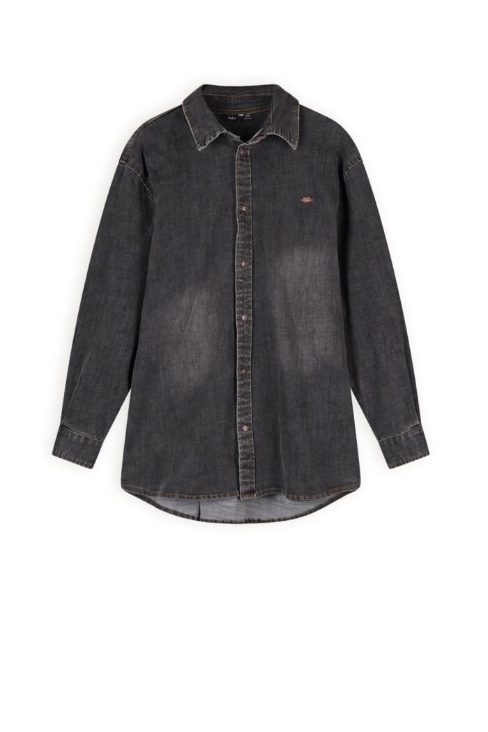 NoBell Meisjes jeans blouse - Timmy - Zwart NoBell' Meisjes jeans blouse - Timmy - ZwartMateriaal 98% CO. 2% EA