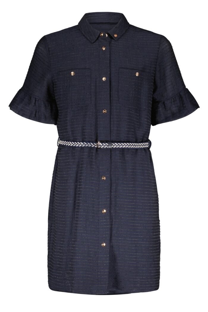 NoBell Meisjes jurk - Masa - Navy blauw Nobell' Meisjes jurk - Masa - Navy blauw63% VI 24% PE 13% PA