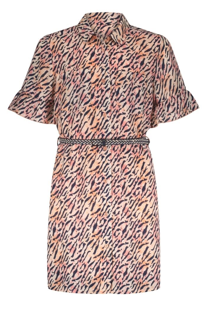 NoBell Meisjes jurk - MasaB - Lovely lychee Nobell' Meisjes jurk - MasaB - Lovely lychee60% RPE 40% PE