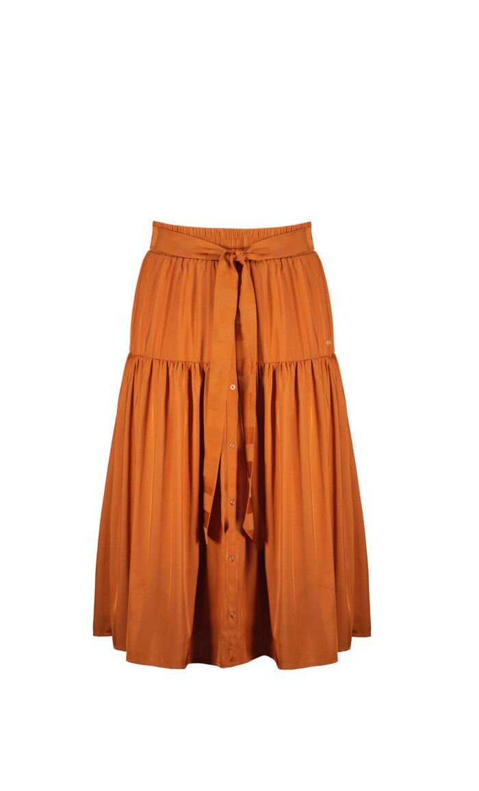 NoBell Meisjes maxi rok Naya - Ginger NoBell' Meisjes maxi rok Naya - Ginger97% polyester 3% elastane