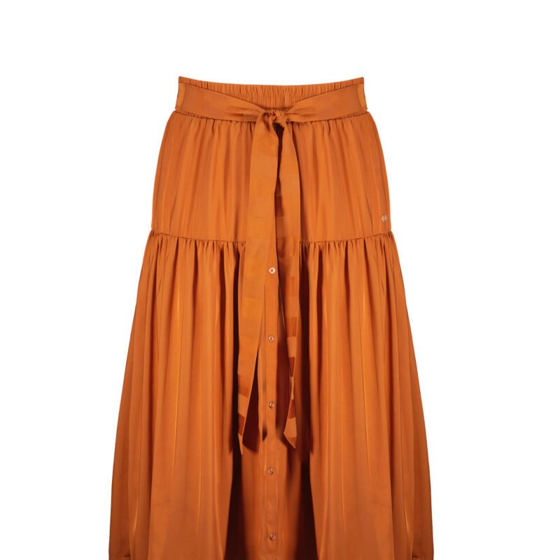 NoBell Meisjes maxi rok Naya - Ginger NoBell' Meisjes maxi rok Naya - Ginger97% polyester 3% elastane