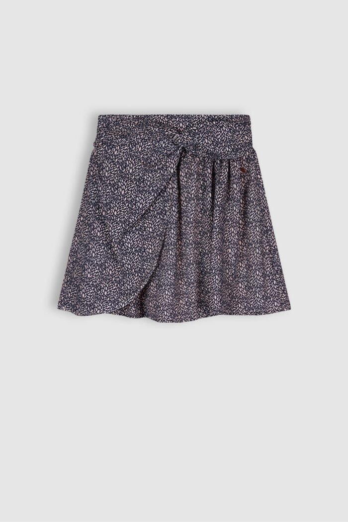 NoBell Meisjes rok AOP - Nadir - Navy blauw NoBell' Meisjes rok AOP - Nadir - Navy blauwMateriaal 60% RPE. 40% PE