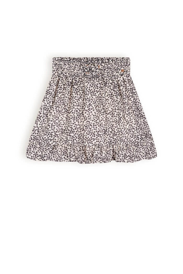 NoBell Meisjes rok bloemen - Ninez - Pearled ivoor wit NoBell' Meisjes rok bloemen - Ninez - Pearled ivoor witMateriaal 60% RPE. 40% PE