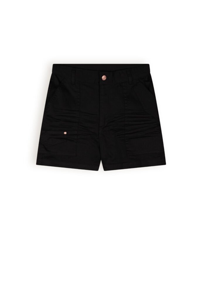 NoBell Meisjes short - Simoa - Jet zwart NoBell' Meisjes short - Simoa - Jet zwartMateriaal 97% CO. 3% EA
