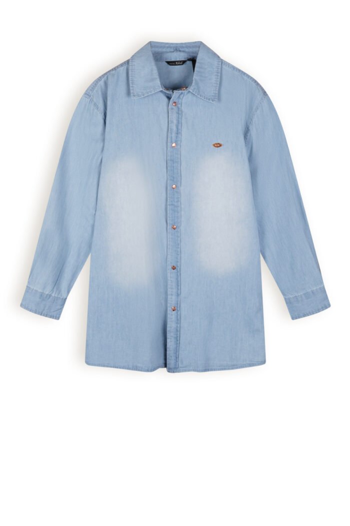 NoBell Meisjes spijkerjas oversized - Denim sea NoBell' Meisjes spijkerjas oversized - Denim seaMateriaal 100% CO