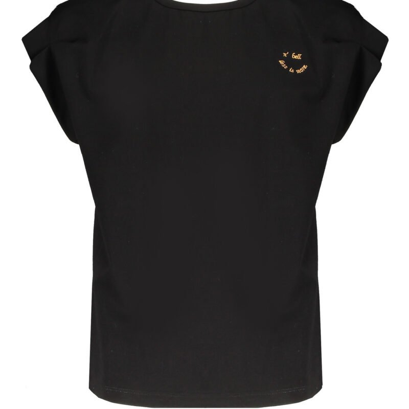 NoBell Meisjes t-shirt - Kuy - Jet zwart NoBell' Meisjes t-shirt - Kuy - Jet zwart_x000D_Materiaal 95% Cotton 5% Elastane + 94%po