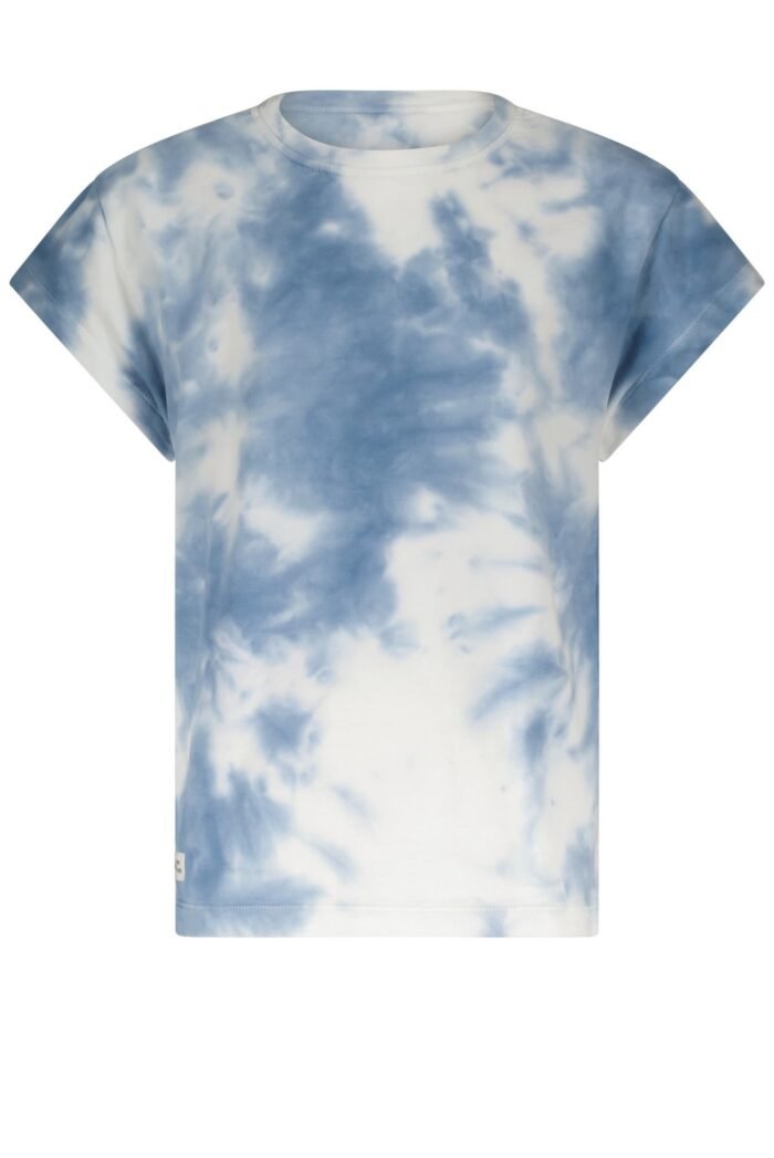 NoBell Meisjes t-shirt tie dye - Kasis - Denim sea Nobell' Meisjes t-shirt tie dye - Kasis - Denim sea100% CO