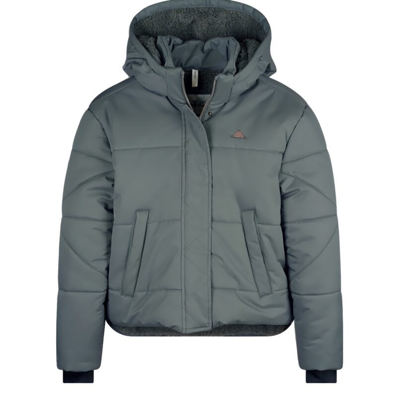 NoBell Meisjes winterjas kort met capuchon - Buffer - Rosemary groen NoBell' Meisjes winterjas kort met capuchon - Buffer - Rosemary groenMateriaal 100% RPE