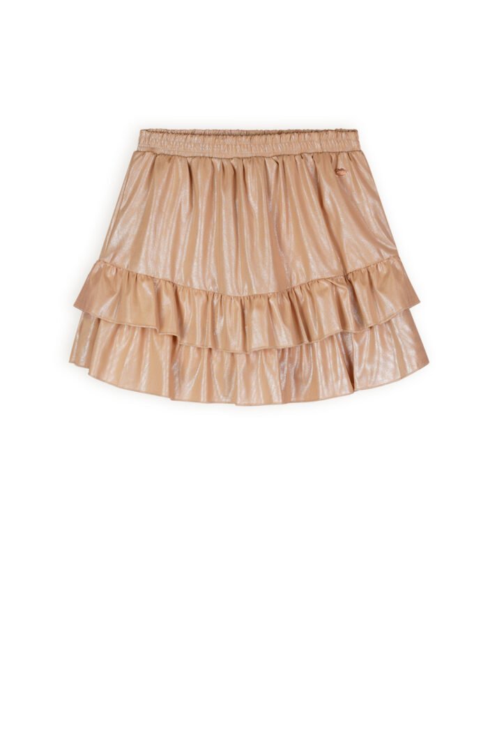 NoBell Zomer rok meisjes Licht goud - folie print - chiffon - Naia NoBell' Zomer rok meisjes Licht goud - folie print - chiffon - NaiaMateriaal 95% polyesther