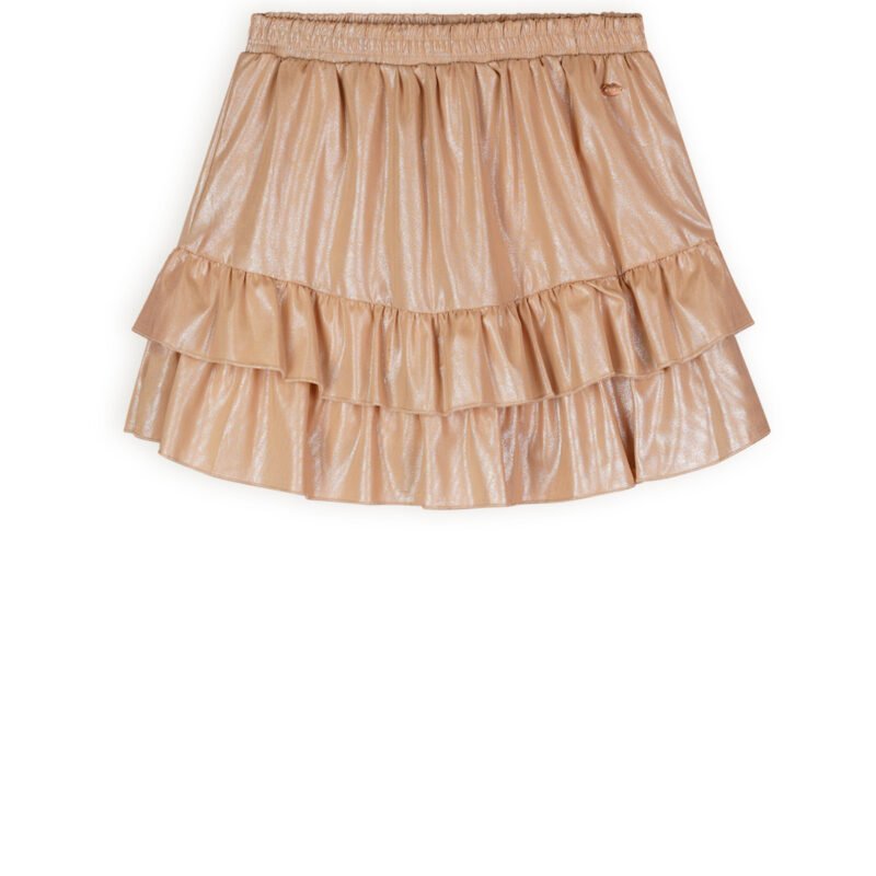 NoBell Zomer rok meisjes Licht goud - folie print - chiffon - Naia NoBell' Zomer rok meisjes Licht goud - folie print - chiffon - NaiaMateriaal 95% polyesther