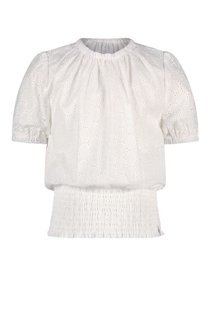 NoNo Meisjes blouse - Tomma - Pearled ivory NoNo Meisjes blouse - Tomma - Pearled ivory100% CO