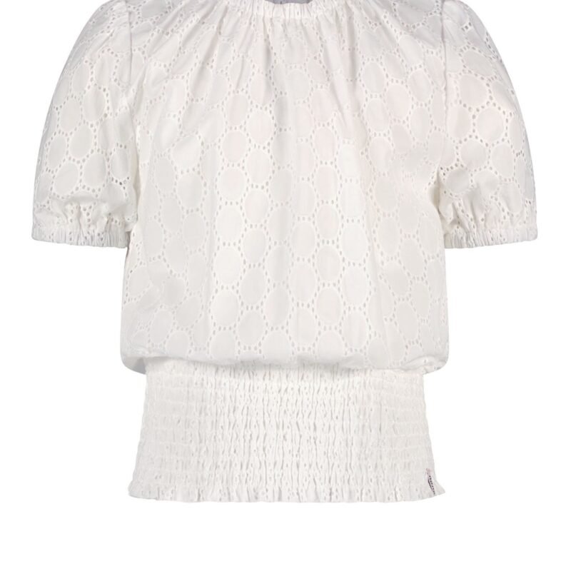 NoNo Meisjes blouse - Tomma - Pearled ivory NoNo Meisjes blouse - Tomma - Pearled ivory100% CO