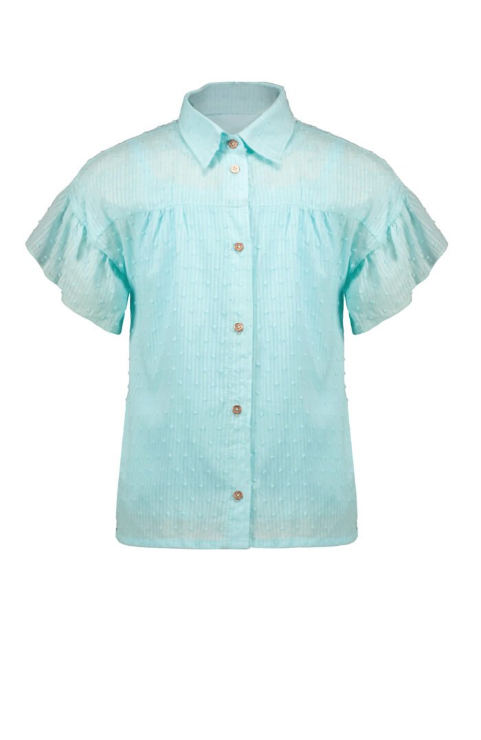 NoNo Meisjes - blouse met top Taddy - Lovely Blauw NoNo Meisjes - blouse met top Taddy - Lovely Blauw100% Cotton