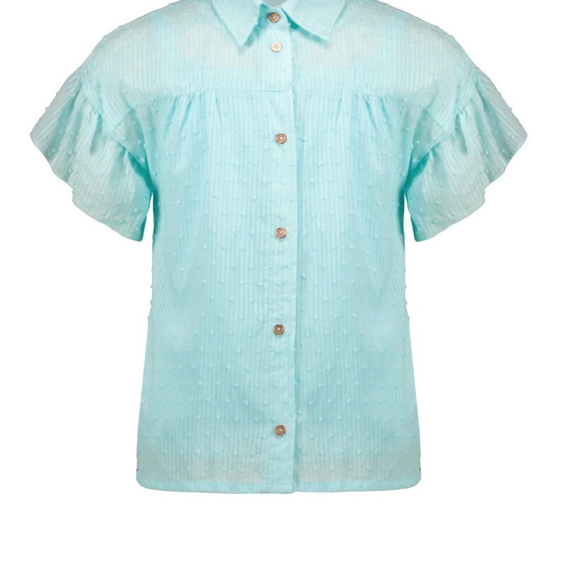 NoNo Meisjes - blouse met top Taddy - Lovely Blauw NoNo Meisjes - blouse met top Taddy - Lovely Blauw100% Cotton