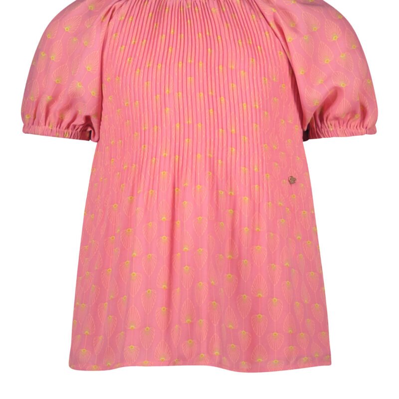 NoNo Meisjes blouse plissee - Tila - Perzik blossom NoNo Meisjes blouse plissee - Tila - Perzik blossom60% RPE 40% PE