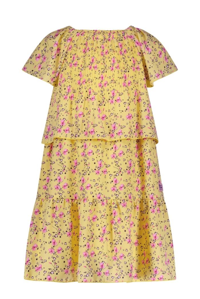 NoNo Meisjes jurk - Mill - Lemon drop NoNo Meisjes jurk - Mill - Lemon drop60% RPE 40% PE