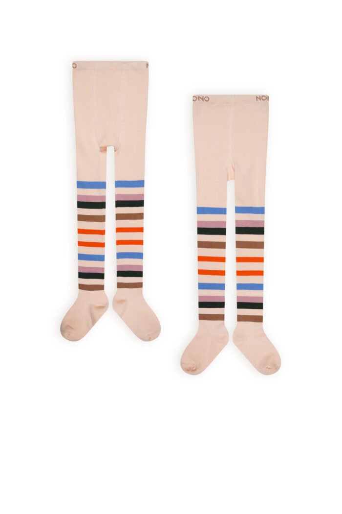NoNo Meisjes maillot gestreept - Rachel - Pale Blush NoNo Meisjes maillot gestreept - Rachel - Pale BlushMateriaal 86% CO. 12% PA. 3% EA