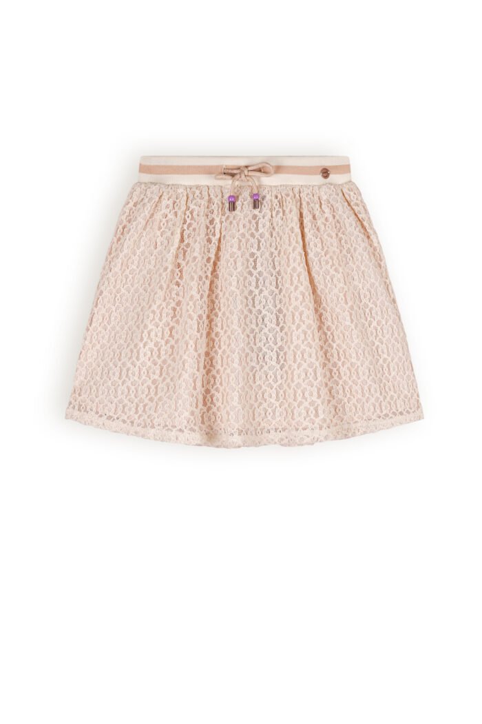 NoNo Meisjes rok kant - Norma - Pearled ivoor NoNo Meisjes rok kant - Norma - Pearled ivoorMateriaal 60% CO. 40% PA