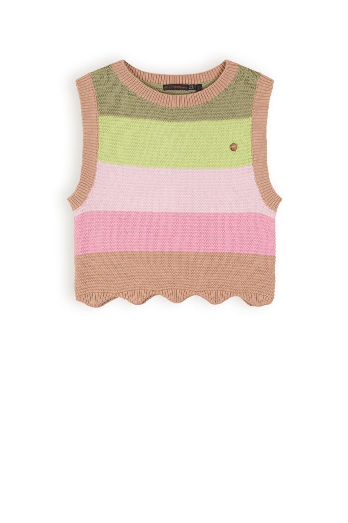 NoNo Meisjes spencer cropped gebreid - Kosmic - Zand blush NoNo Meisjes spencer cropped gebreid - Kosmic - Zand blushMateriaal 100% CO