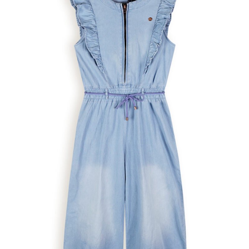 NoNo Meisjes spijker jumpsuit - Sasa - Denim NoNo Meisjes spijker jumpsuit - Sasa - DenimMateriaal 97% CO. 3% EA