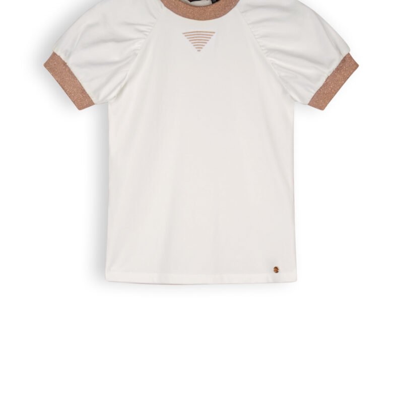 NoNo Meisjes t-shirt - Kayla - Sneeuw wit NoNo Meisjes t-shirt - Kayla - Sneeuw witMateriaal 95% OCS. 5% EA