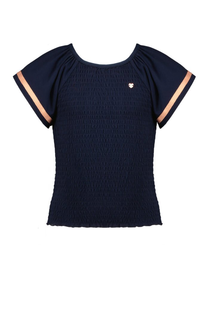NoNo Meisjes - top Kulia - Marine blauw NoNo Meisjes - top Kulia - Marine blauw95CO/5EA
