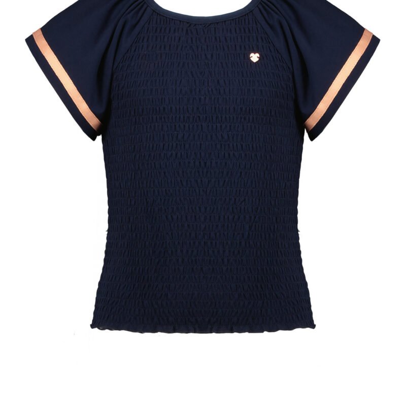 NoNo Meisjes - top Kulia - Marine blauw NoNo Meisjes - top Kulia - Marine blauw95CO/5EA