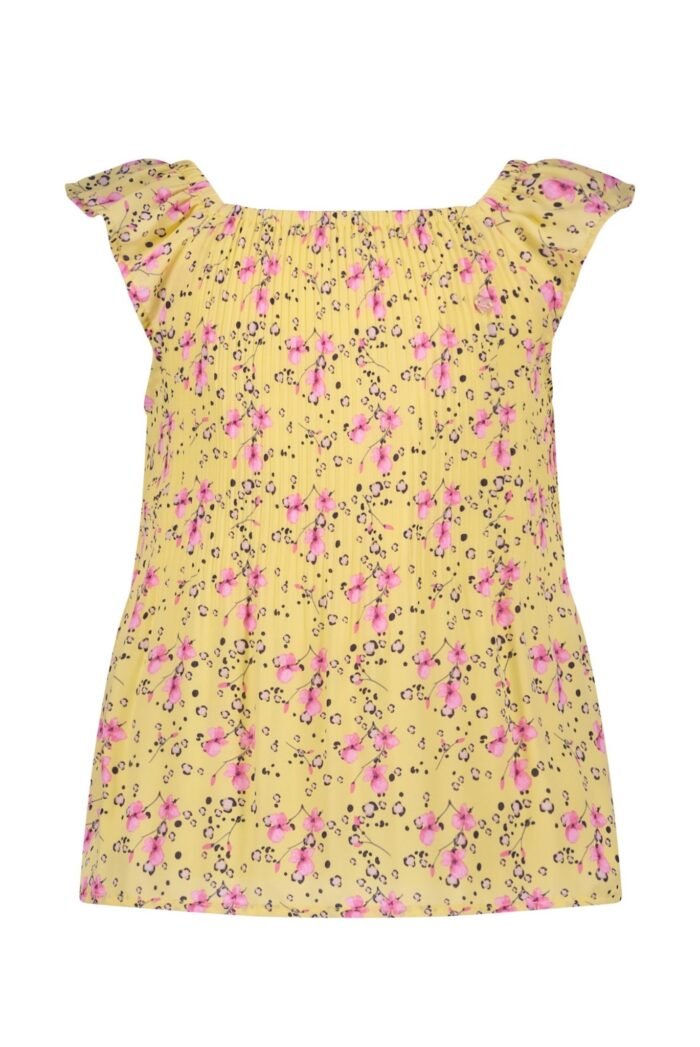 NoNo Meisjes top smock - Tommy - Lemon drop NoNo Meisjes top smock - Tommy - Lemon drop60% RPE 40% PE