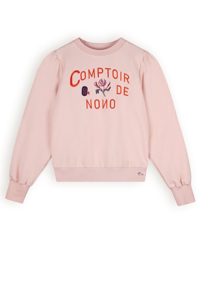 NoNo Meisjes trui met hoge manchetten - Kulet - Pale Blush NoNo Meisjes trui met hoge manchetten - Kulet - Pale BlushMateriaal 69% CO. 26% RPE. 5% EA