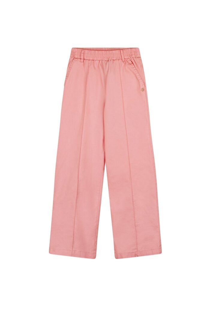 NoNo Zomer broek meisjes Roze - palazzo - twill - stretch - Sayla NoNo Zomer broek meisjes Roze - palazzo - twill - stretch - SaylaMateriaal 97% katoen