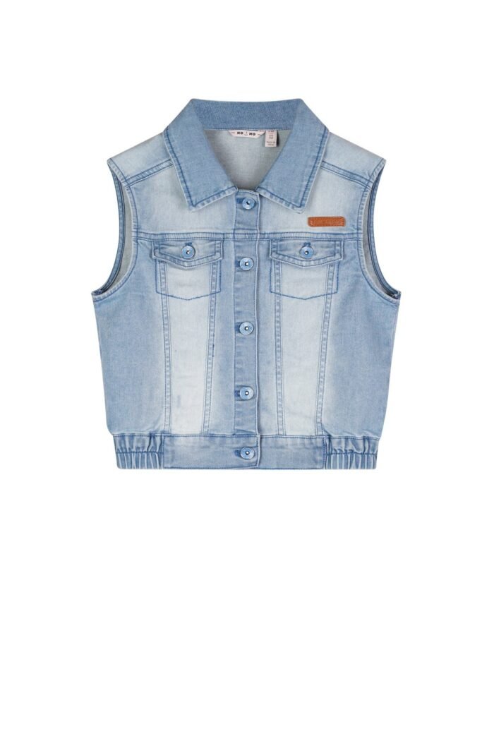 NoNo Zomer gilet meisjes Blauw - Dodhy NoNo Zomer gilet meisjes Blauw - DodhyMateriaal 73% katoen