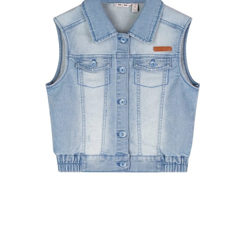 NoNo Zomer gilet meisjes Blauw - Dodhy NoNo Zomer gilet meisjes Blauw - DodhyMateriaal 73% katoen