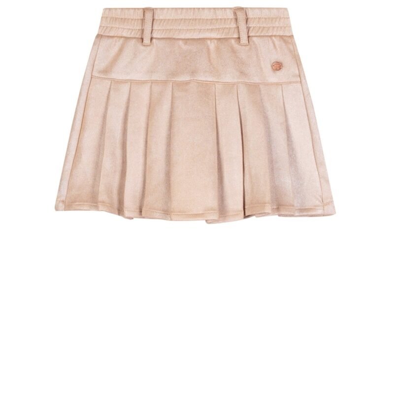 NoNo Zomer skort meisjes Licht goud - suede folie print - Sella NoNo Zomer skort meisjes Licht goud - suede folie print - SellaMateriaal 100% polyesther