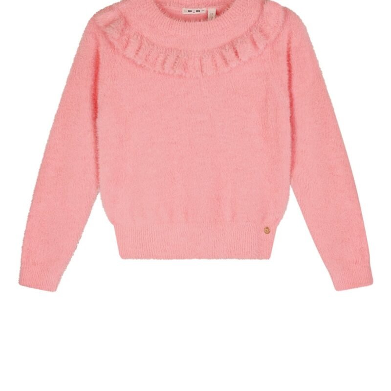 NoNo Zomer sweater meisjes Roze - fluffy - Ketan NoNo Zomer sweater meisjes Roze - fluffy - KetanMateriaal 100% polyamide