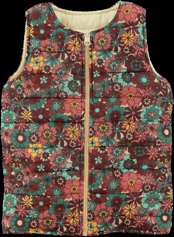 O'Chill Meisjes bodywarmer reversibel - Doutzen - Multicolor O'Chill Meisjes bodywarmer reversibel - Doutzen - MulticolorMateriaal