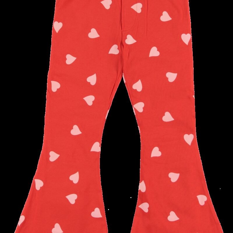 O'Chill Meisjes flair broek - Famke - Rood O'Chill Meisjes flair broek - Famke - RoodMateriaal