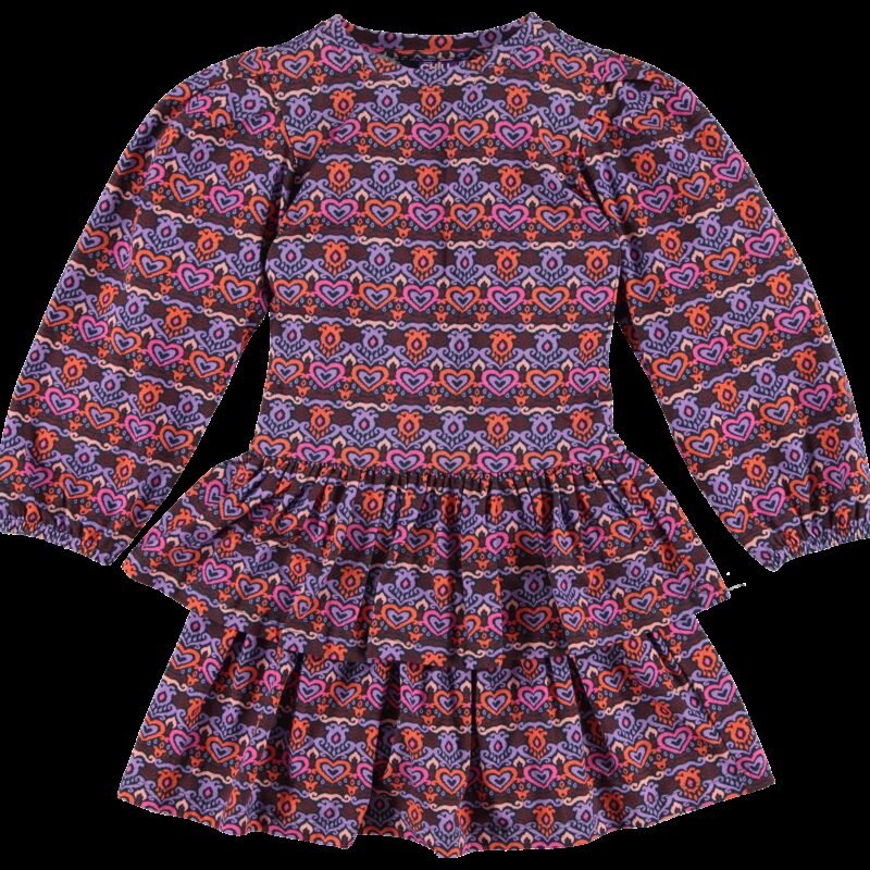 O'Chill Meisjes jurk - Fyanne - Paars O'Chill Meisjes jurk - Fyanne - PaarsMateriaal