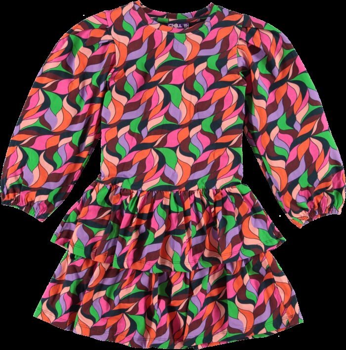 O'Chill Meisjes jurk - Hazel - Multi Color O'Chill Meisjes jurk - Hazel - Multi ColorMateriaal