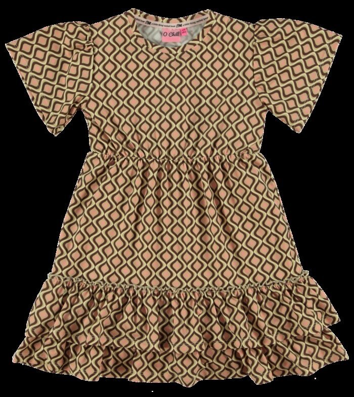 O'Chill Meisjes jurk - Maggy - Multicolor Maggy - Maat 104/110 - O'Chill - Meisjes jurk - Maggy - Multicolor