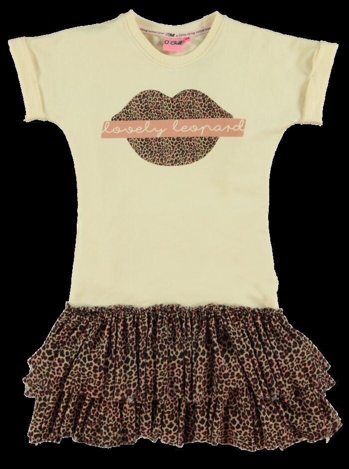 O'Chill Meisjes jurk - Natasha - Ecru Natasha - Maat 104/110 - O'Chill - Meisjes jurk - Natasha - Ecru