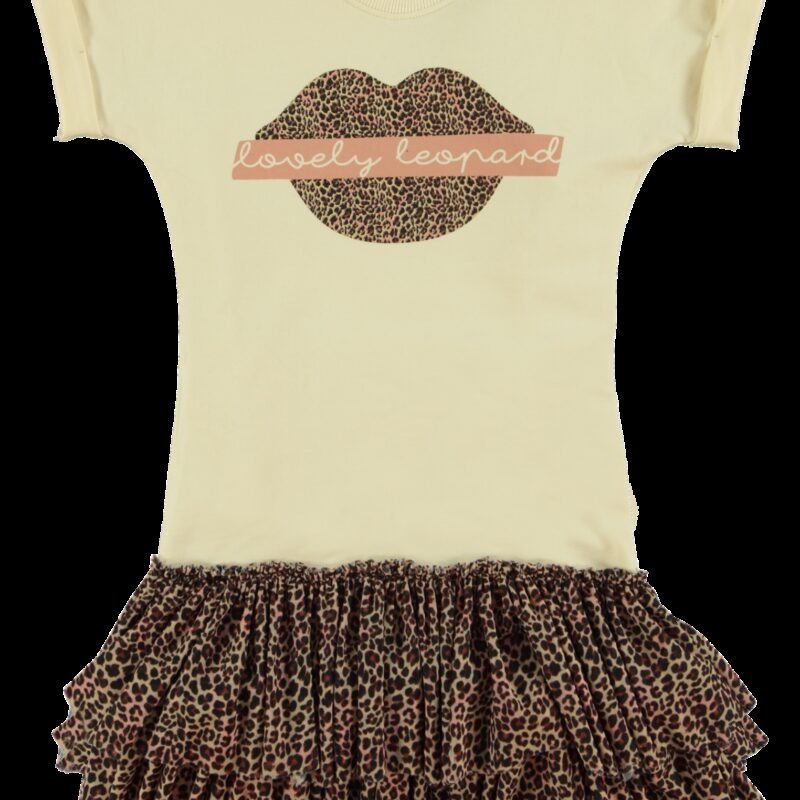 O'Chill Meisjes jurk - Natasha - Ecru Natasha - Maat 104/110 - O'Chill - Meisjes jurk - Natasha - Ecru