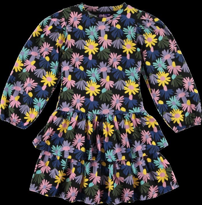 O'Chill Meisjes jurk - Silvie - Zwart O'Chill Meisjes jurk - Silvie - ZwartMateriaal
