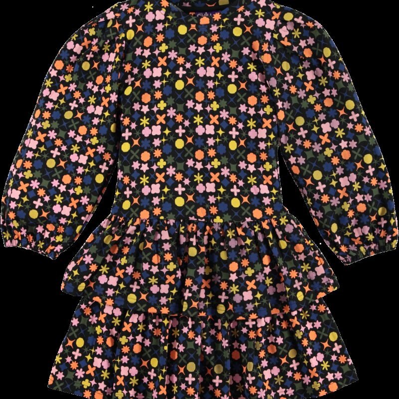 O'Chill Meisjes jurk - Teddie - Zwart O'Chill Meisjes jurk - Teddie - ZwartMateriaal